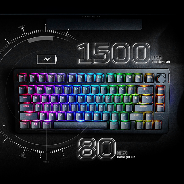 HyperX Alloy Rise 75 Wirelessメカニカル ゲーミング キーボード