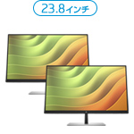 【2個セット・HPモニタートクトクキャンペーン】E24u G5(23.8インチFHD)ノートPCとの接続もUSB-Cケーブルでハイブリッドワークに最適な最新世代モニター【24C3】